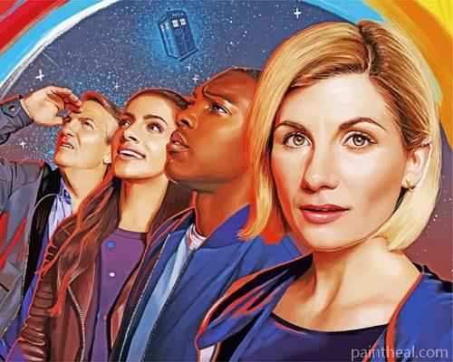 Doctor Who Actors Painting By Numbers Kits
