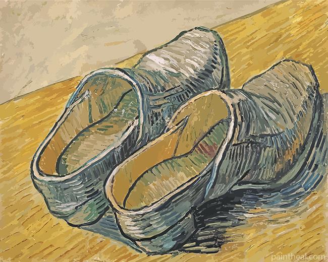 Leather Clogs Vincent Van Gogh Painting By Numbers Kits