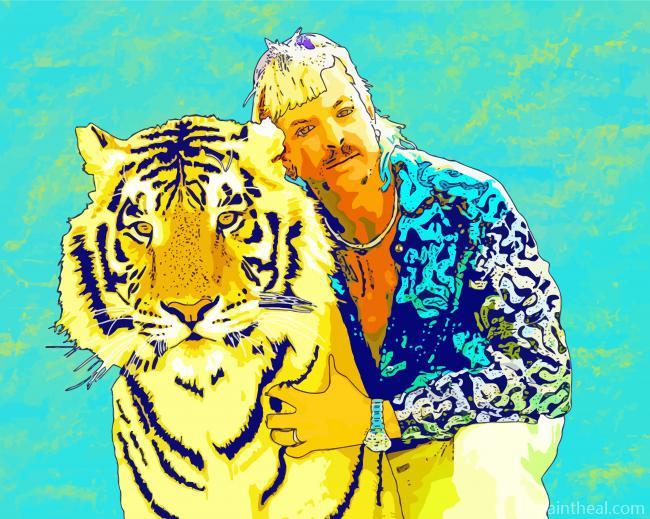 Tiger King Art Painting By Numbers Kits