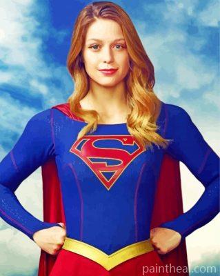 Supergirl Poster Painting By Numbers Kits