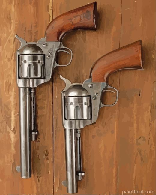 Aesthetic Guns Painting By Numbers Kits