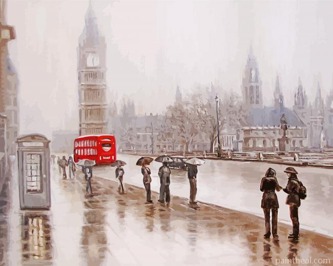 Rainy London Painting By Numbers Kits