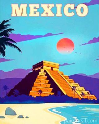 Cancun Mexico Painting By Numbers Kits