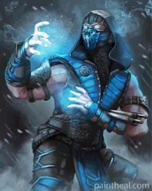 Warrior Sub Zero Painting By Numbers Kits
