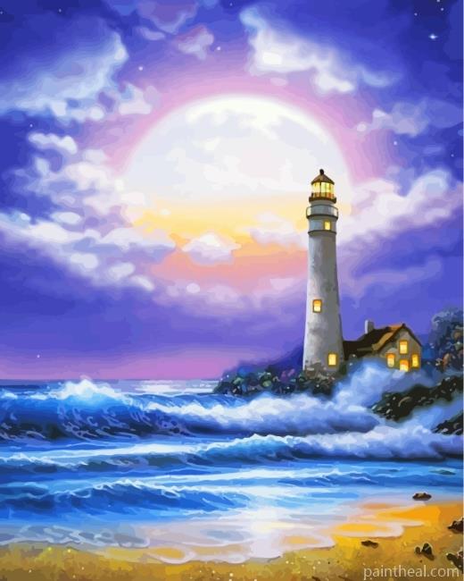 Dreams Lighthouse Painting By Numbers Kits