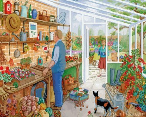 The Garden Room Painting By Numbers Kits