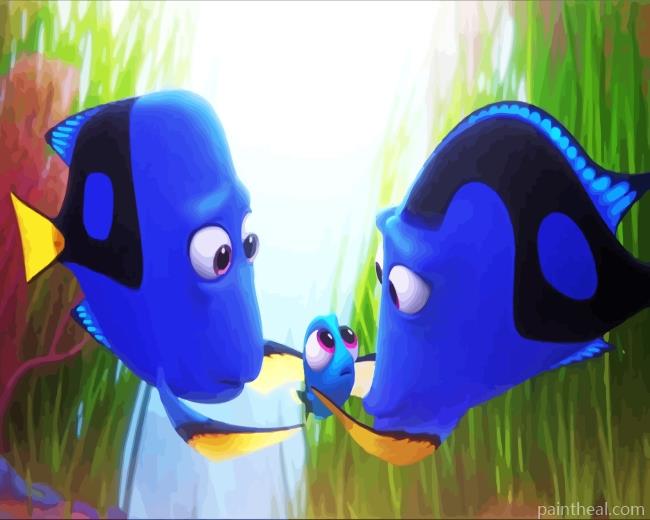 Finding Dory Painting By Numbers Kits