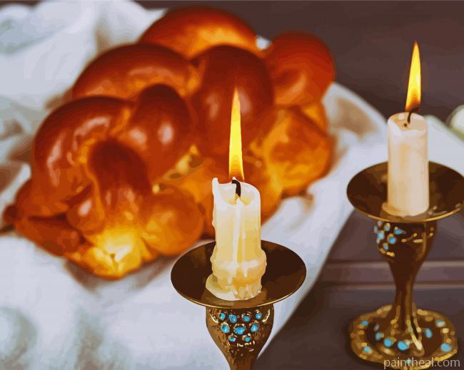 Shabbat Scene Painting By Numbers Kits