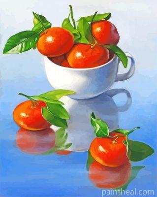 Mandarine In Cup Painting By Numbers Kits