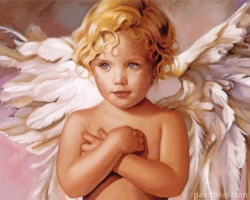 Angel Boy Painting By Numbers Kits