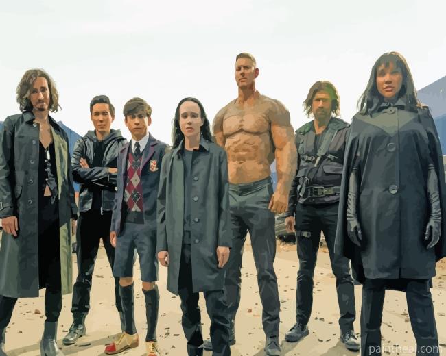 Umbrella Academy TV Serie Painting By Numbers Kits