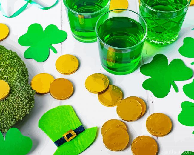 St Patricks Day Party Games Painting By Numbers Kits