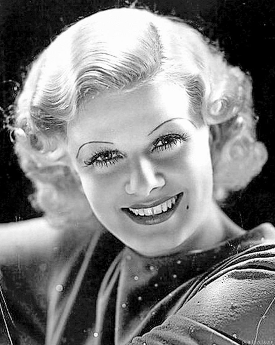 Monochrome Jean Harlow Painting By Numbers Kits