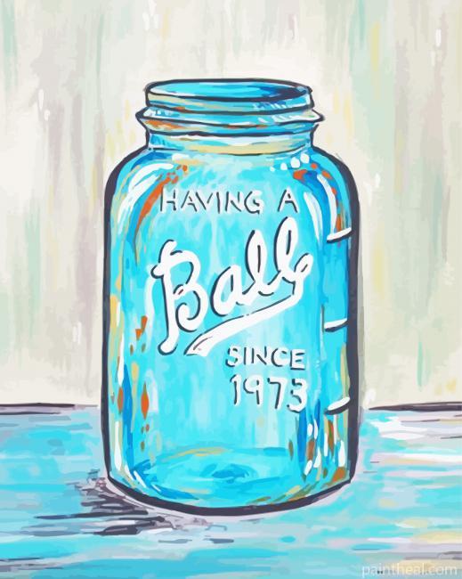 Mason Jar Painting By Numbers Kits
