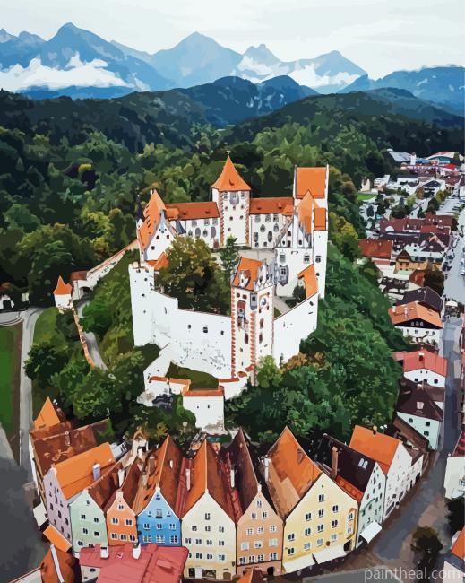 Germany Fussen Painting By Numbers Kits