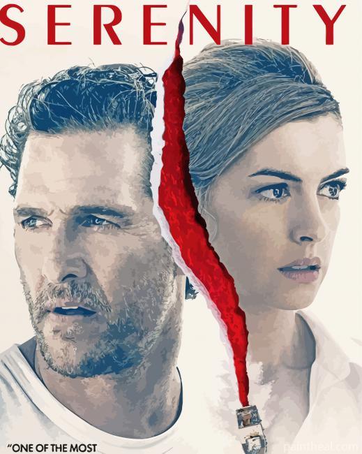 Serenity Movie Poster Painting By Numbers Kits