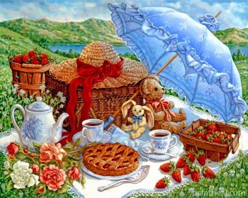 Nature Picnic Painting By Numbers Kits