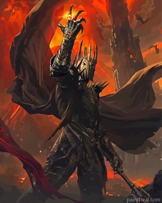 Sauron The Lord Of Rings Painting By Numbers Kits