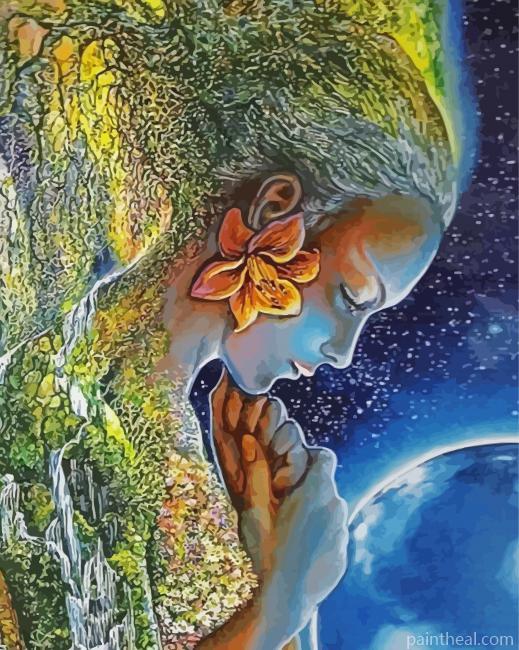 Earth Mother Art Painting By Numbers Kits