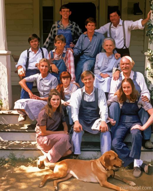 The Waltons Characters Painting By Numbers Kits
