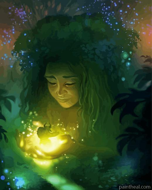 Eyes Of The Earth Mother Painting By Numbers Kits
