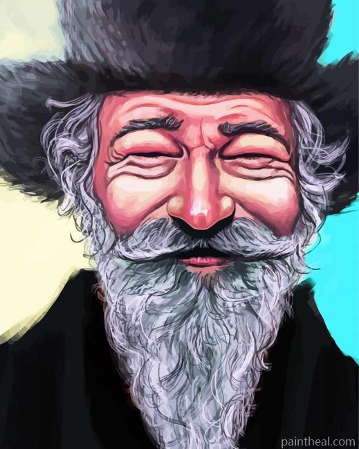 Happy Old Man Painting By Numbers Kits