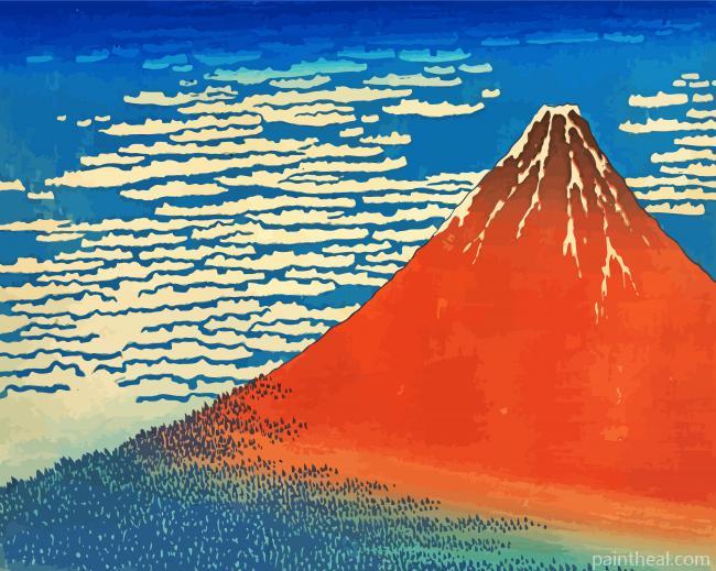 Fine Wind Clear Morning By Hokusai Painting By Numbers Kits