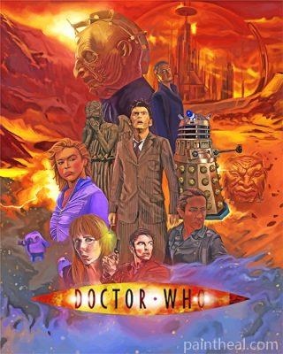 Doctor Who Science Fiction Painting By Numbers Kits