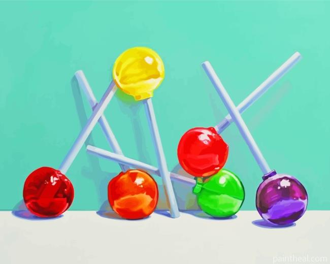 Sweet Candies Still Life Painting By Numbers Kits