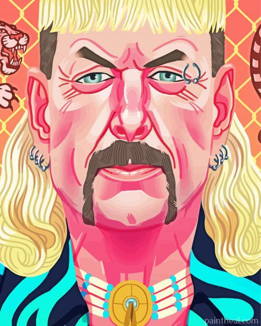 Joe Exotic Tiger King Painting By Numbers Kits