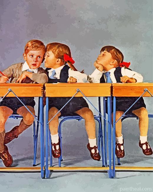 Childhood Crush Painting By Numbers Kits