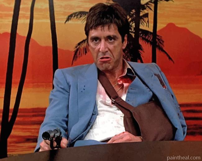 Scarface Movie Painting By Numbers Kits