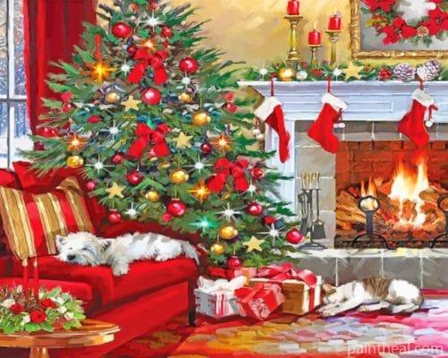 Christmas Painting By Numbers Kits
