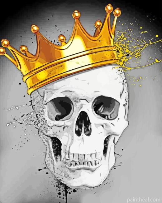Royal Skull Painting By Numbers Kits
