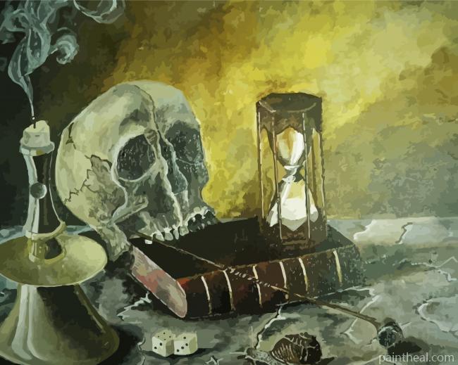 Momento Mori Art Painting By Numbers Kits