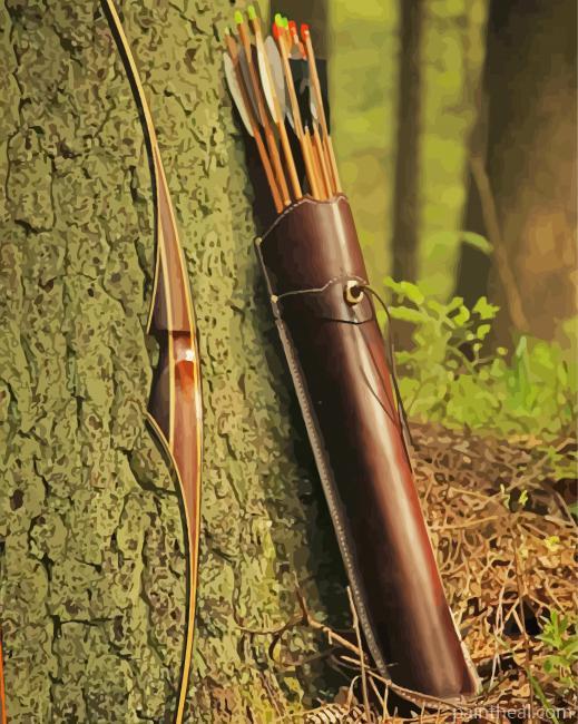Bow And Arrow Painting By Numbers Kits