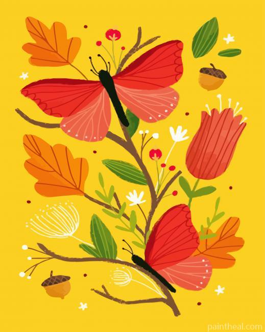 Aesthetic Butterflies Painting By Numbers Kits