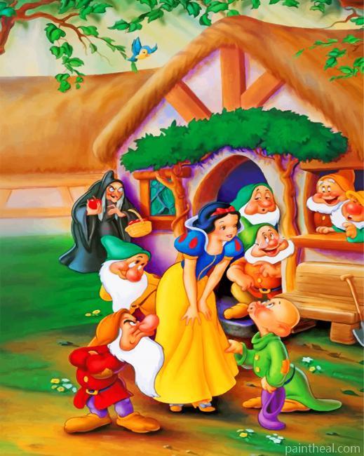 Disney Snow White Painting By Numbers Kits