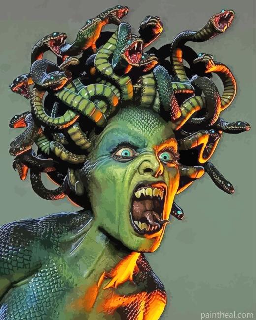 Fantasy Medusa Painting By Numbers Kits