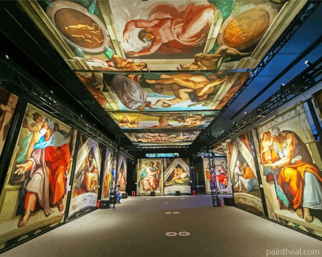 Sistine Chapel Exhibition Painting By Numbers Kits