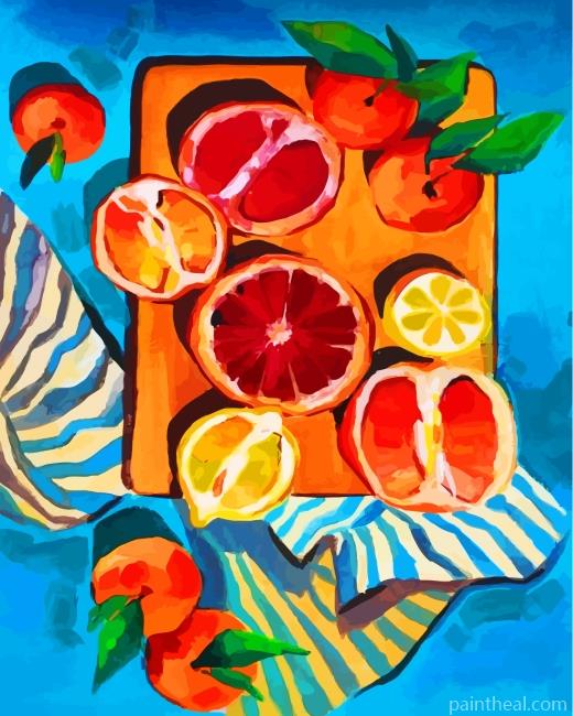 Clementine Still Life Painting By Numbers Kits