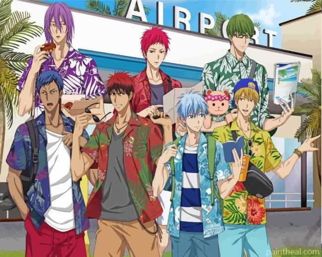 Kurokos Basketball Characters Painting By Numbers Kits