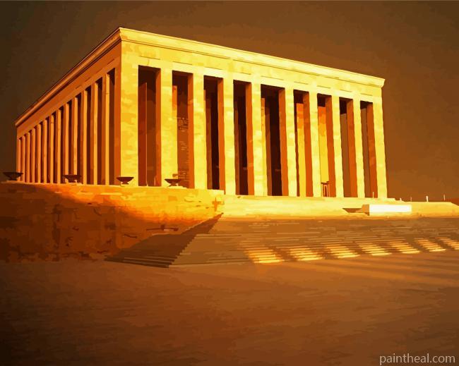 Anitkabir Turkey Monuments Painting By Numbers Kits