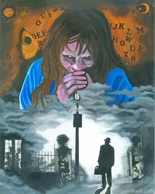 The Exorcist Movie Poster Painting By Numbers Kits