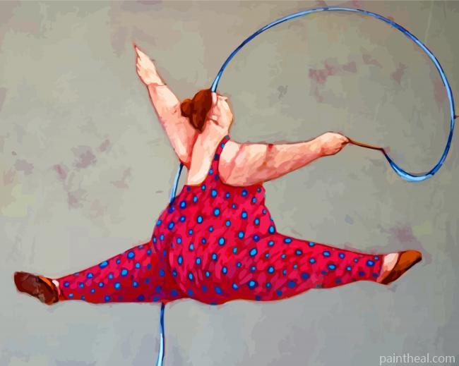 Fat Ballerina Painting By Numbers Kits