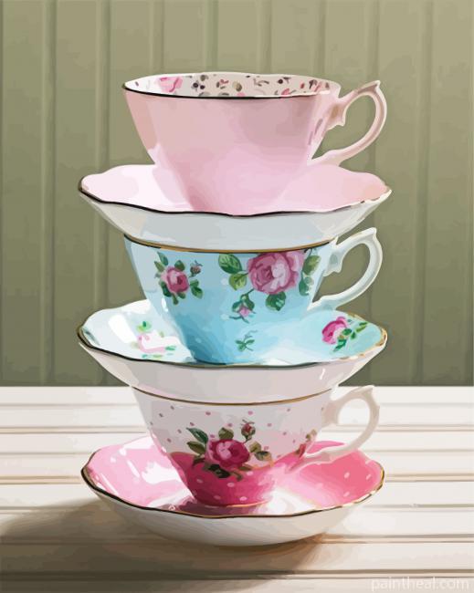 Classy Cups Painting By Numbers Kits