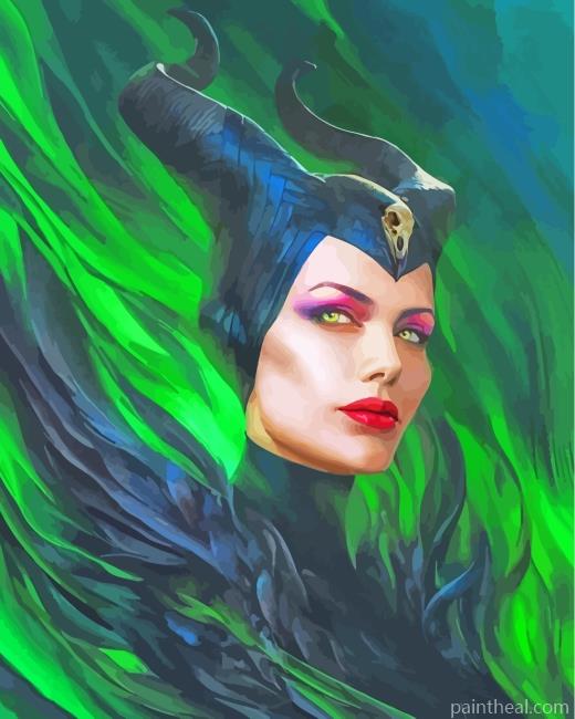 Maleficent Fairy Painting By Numbers Kits