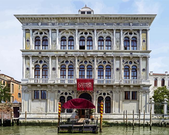 Casino Of Venice Burano Painting By Numbers Kits