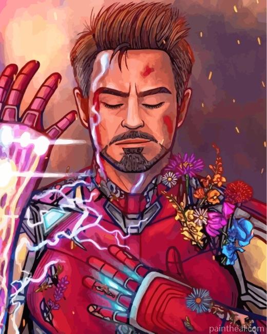 Iron Man Marvel Painting By Numbers Kits