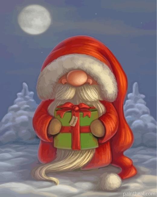Dwarf Santa Painting By Numbers Kits